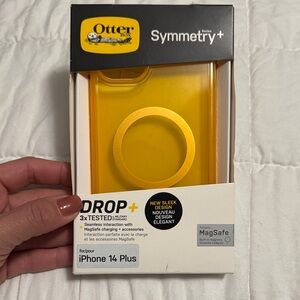 OtterBox Symmetry Series+ yellow Case for iPhone 14 Plus